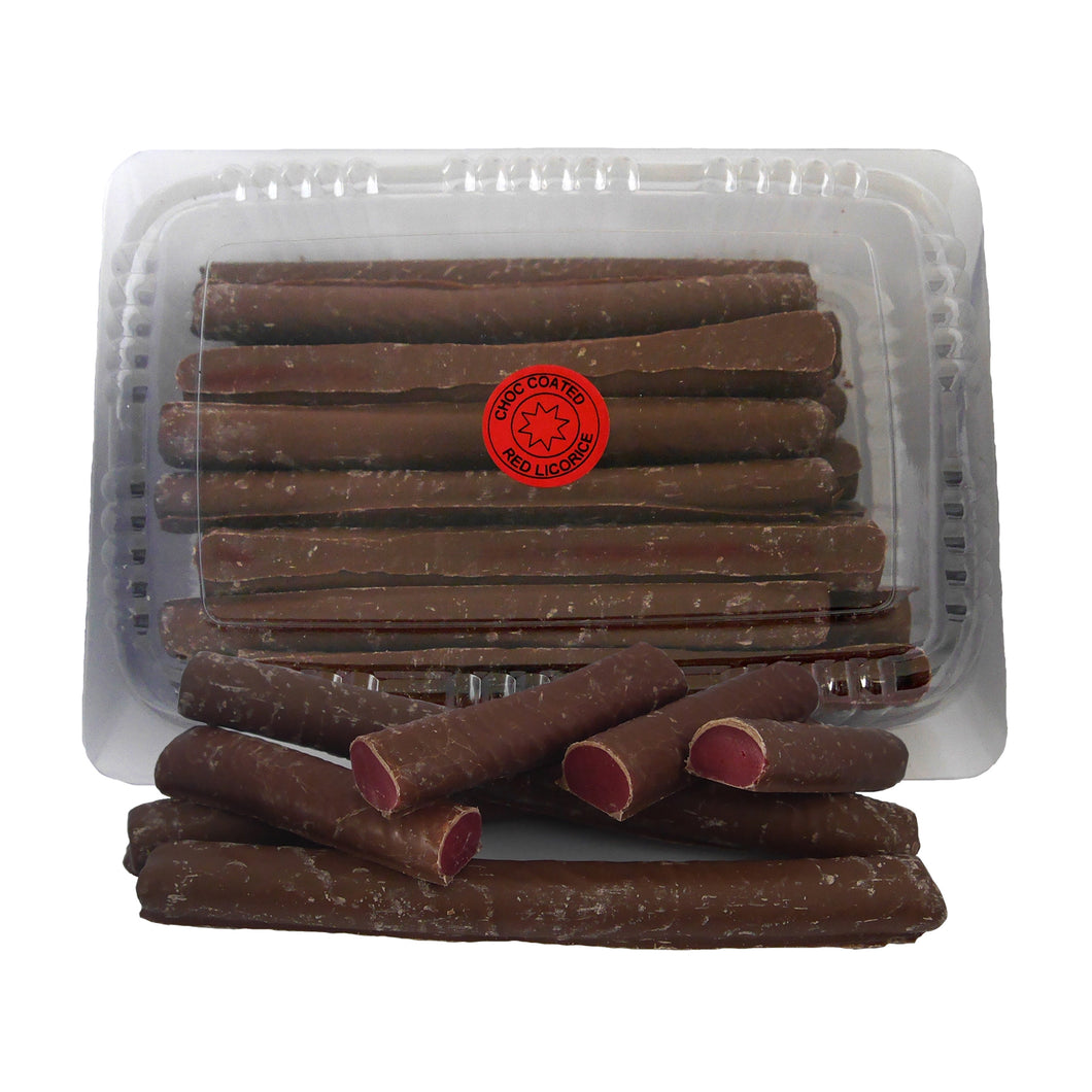 Choc Coated Soft Raspberry Rolls - TUB (30)