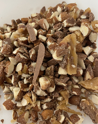 ***CRUMBS! SECONDS Chocolate Almond Brittle (CRUMBS) SECONDS ***